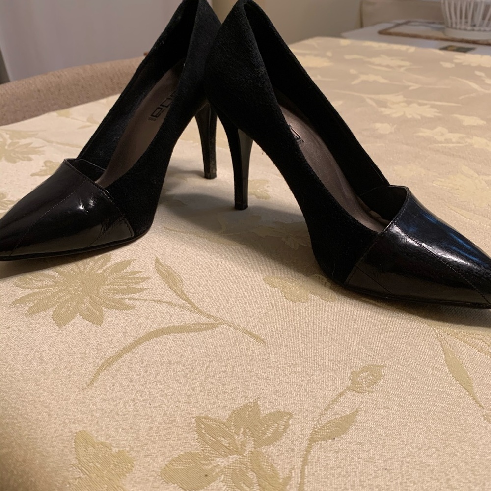Black 4 inch heels